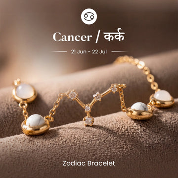 Cancer (कर्क राशि) Zodiac Constellation Bracelet for Women
