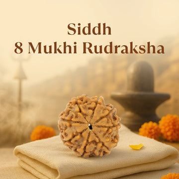 Kashi Siddh Nepal Origin 8 Mukhi Rudraksha - 17mm to 22mm