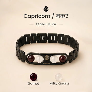 Capricorn Zodiac Metal Bracelet