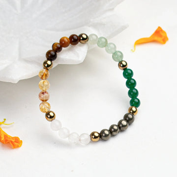 Dhan Yog Bracelet (Women - 6mm Beads)