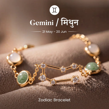 Gemini (मिथुन राशि) Zodiac Constellation Bracelet for Women