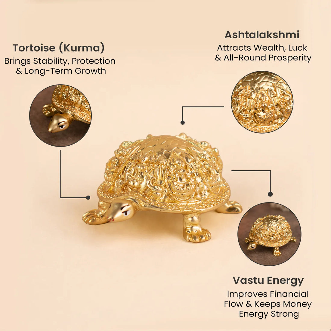 Ashtalakshmi Tortoise Idol