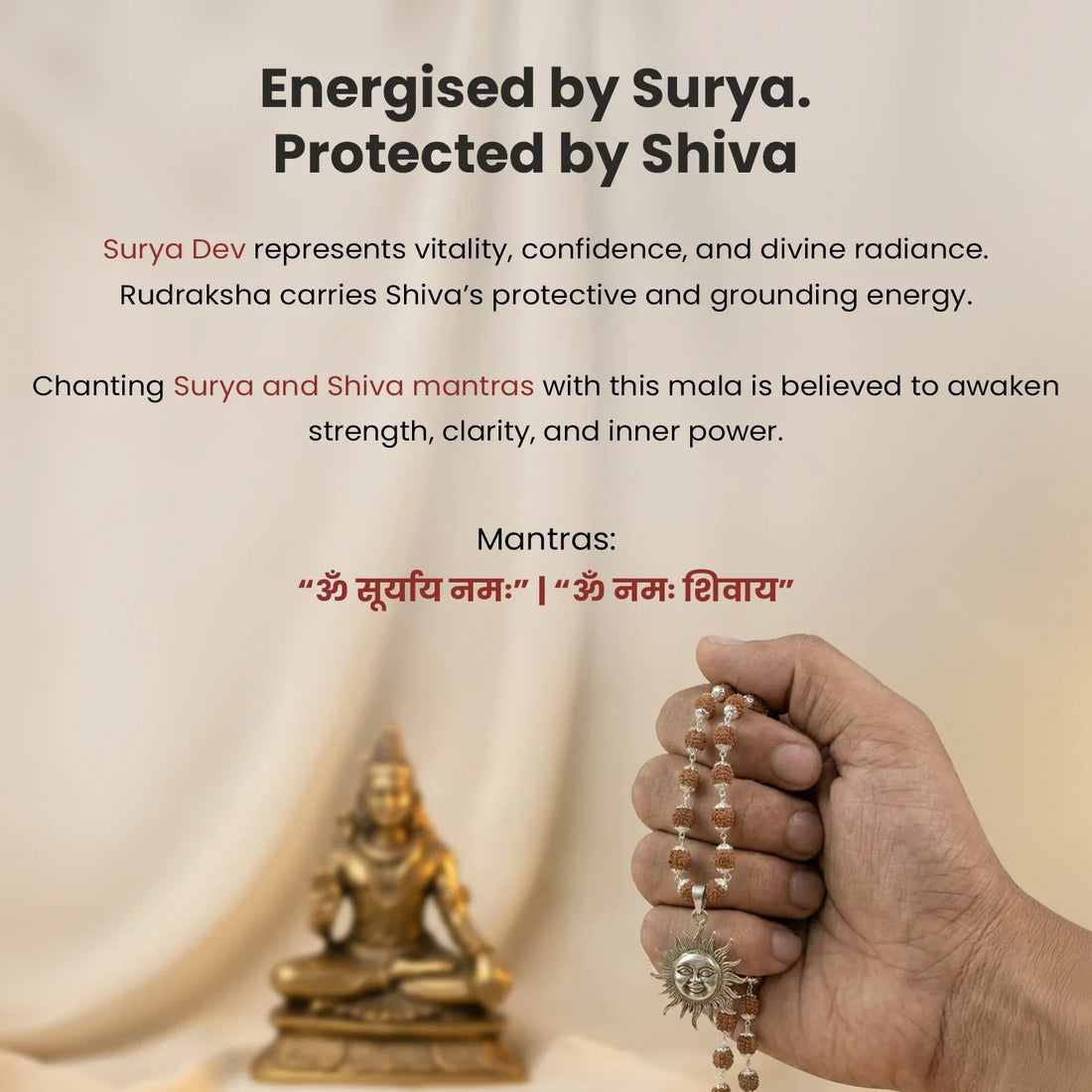 Surya Shakti Rudraksha Mala