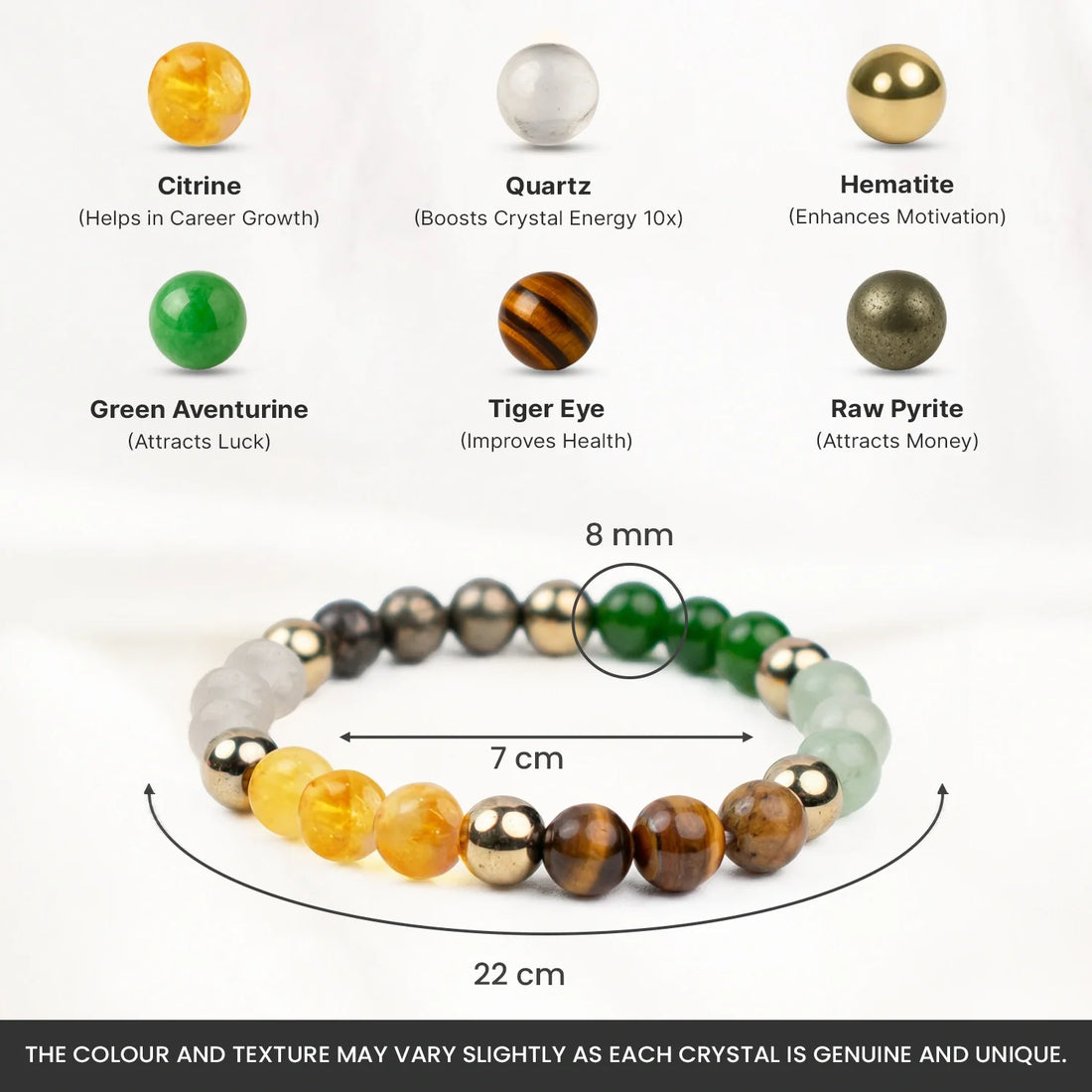 Dhan Yog Bracelet with Vastu Pyrite Tortoise (Kachhua)