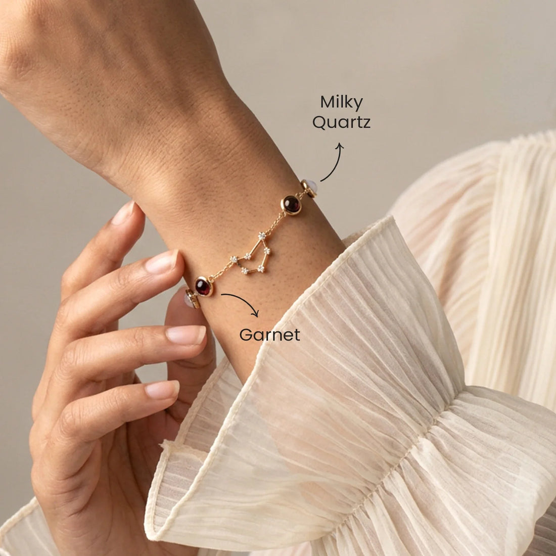 Capricorn (मकर राशि) Zodiac Constellation Bracelet for Women