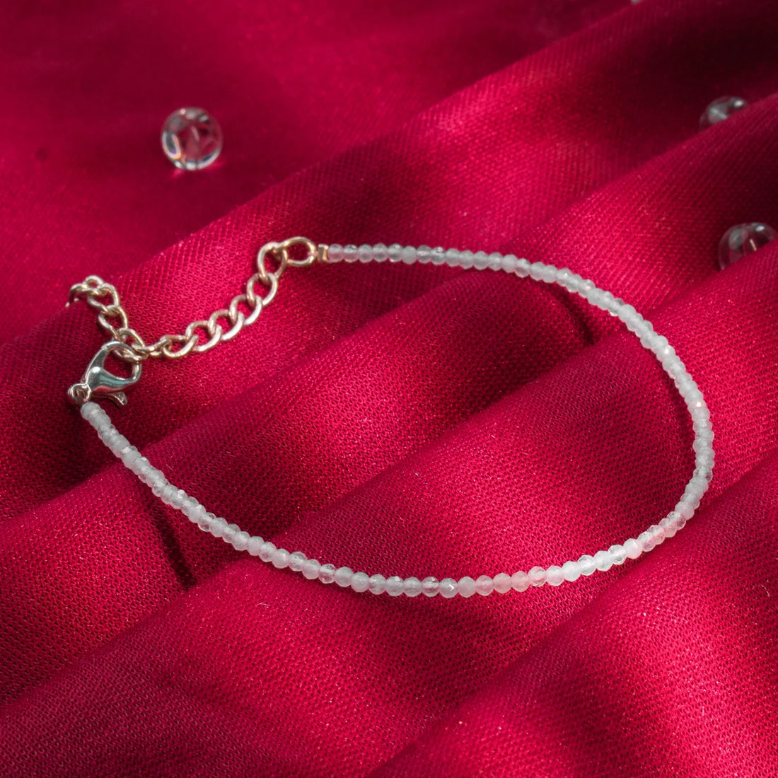 Clear Quartz Anklet