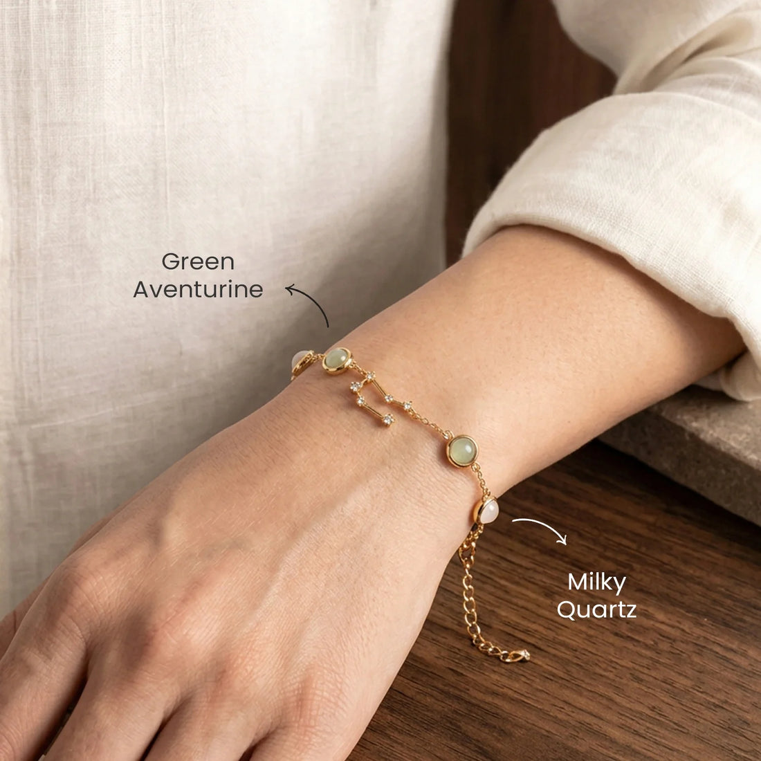 Gemini (मिथुन राशि) Zodiac Constellation Bracelet for Women