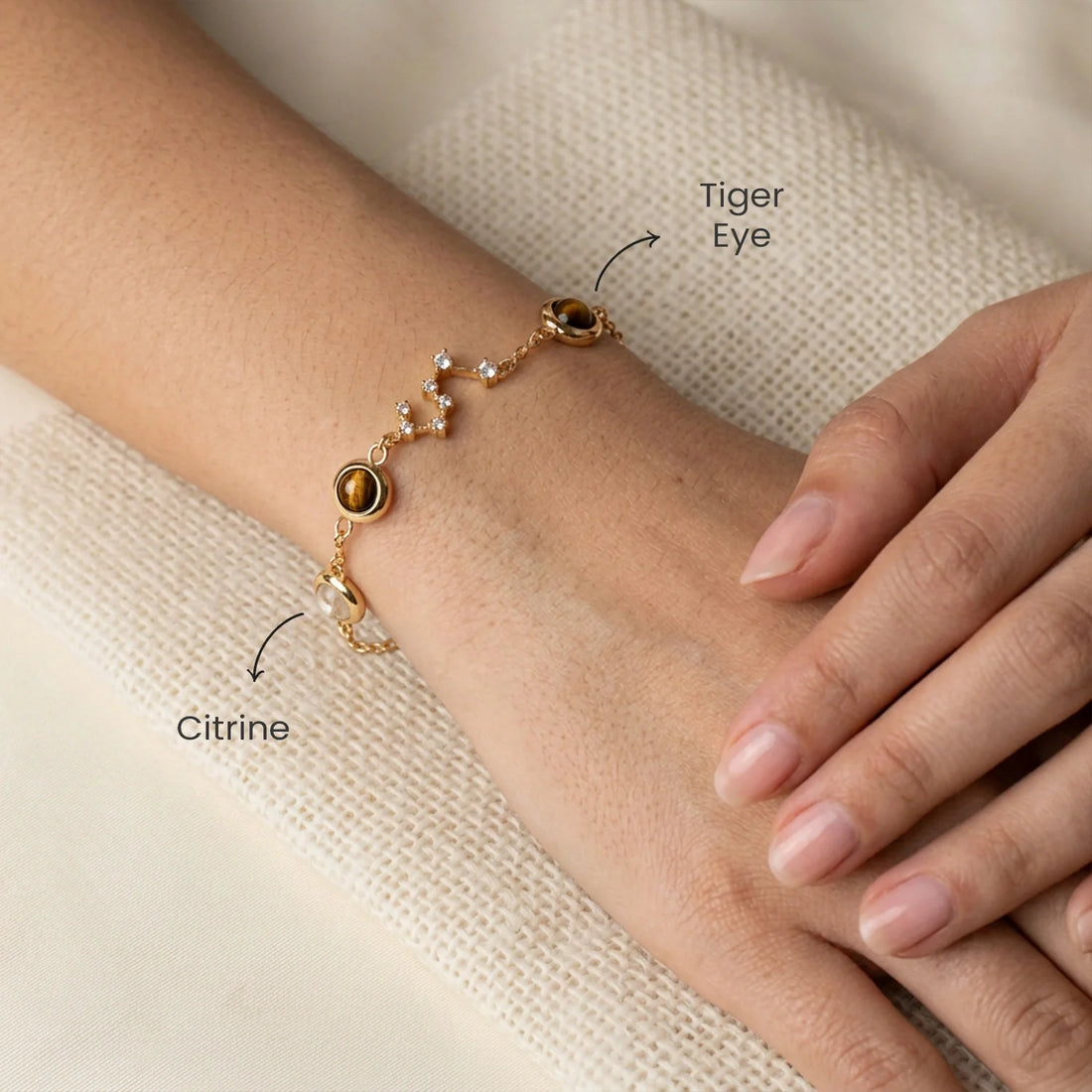 Leo (सिंह राशि) Zodiac Constellation Bracelet for Women