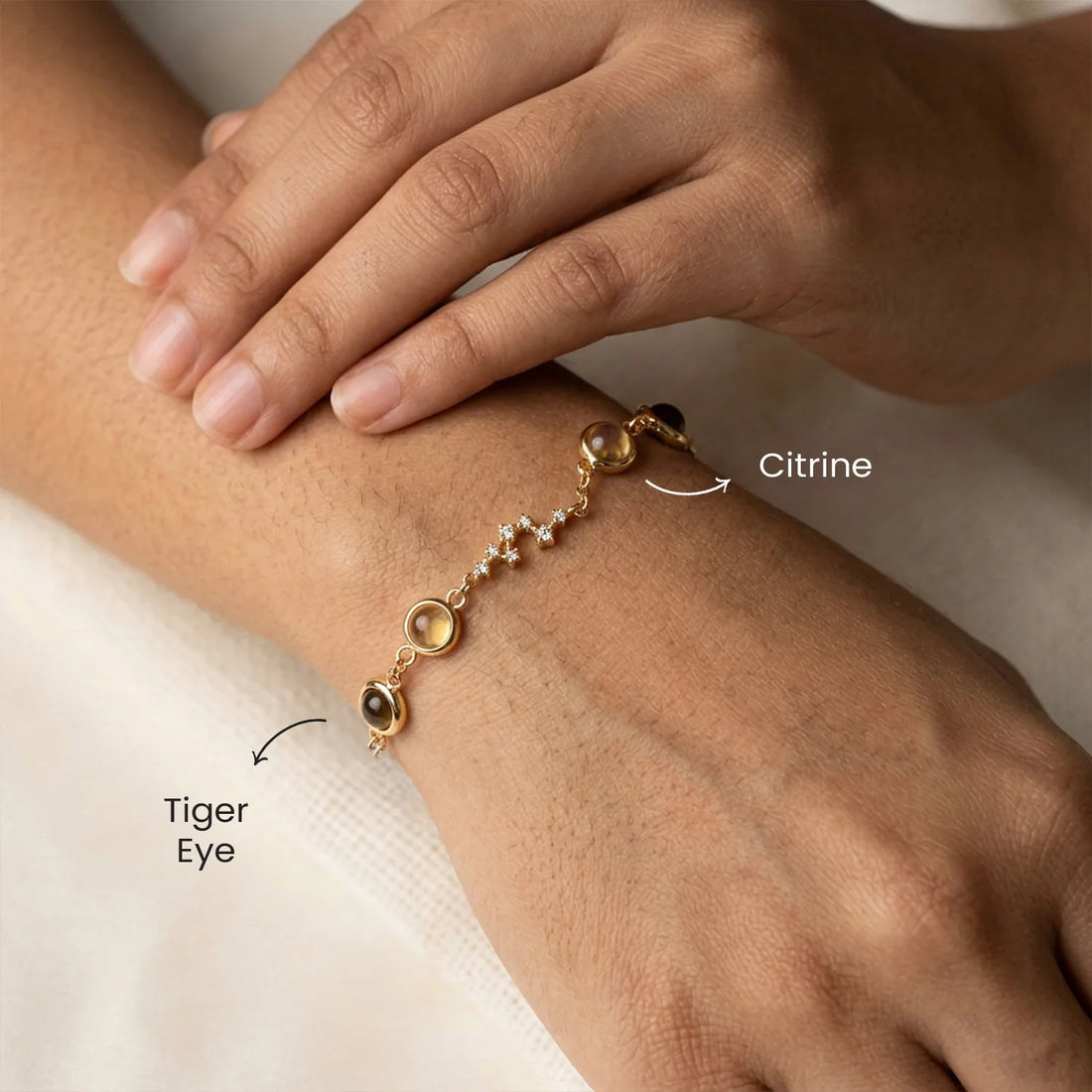 Pisces (मीन राशि) Zodiac Constellation Bracelet for Women