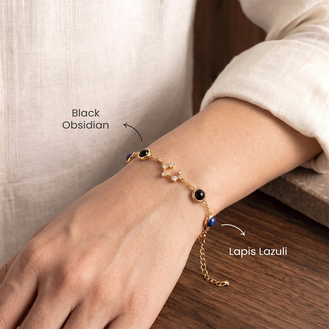 Sagittarius (धनु राशि) Zodiac Constellation Bracelet for Women