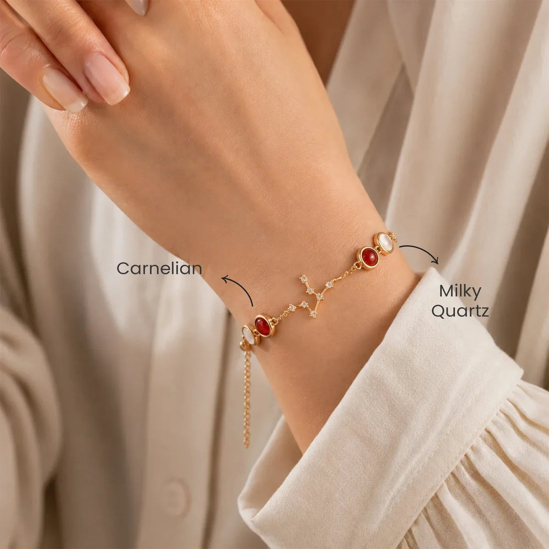 Virgo (कन्या राशि) Zodiac Constellation Bracelet for Women