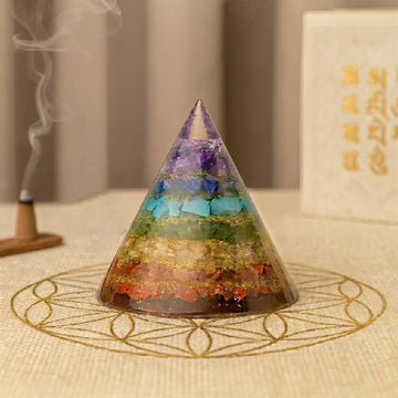 7 Chakra Conical Pyramid