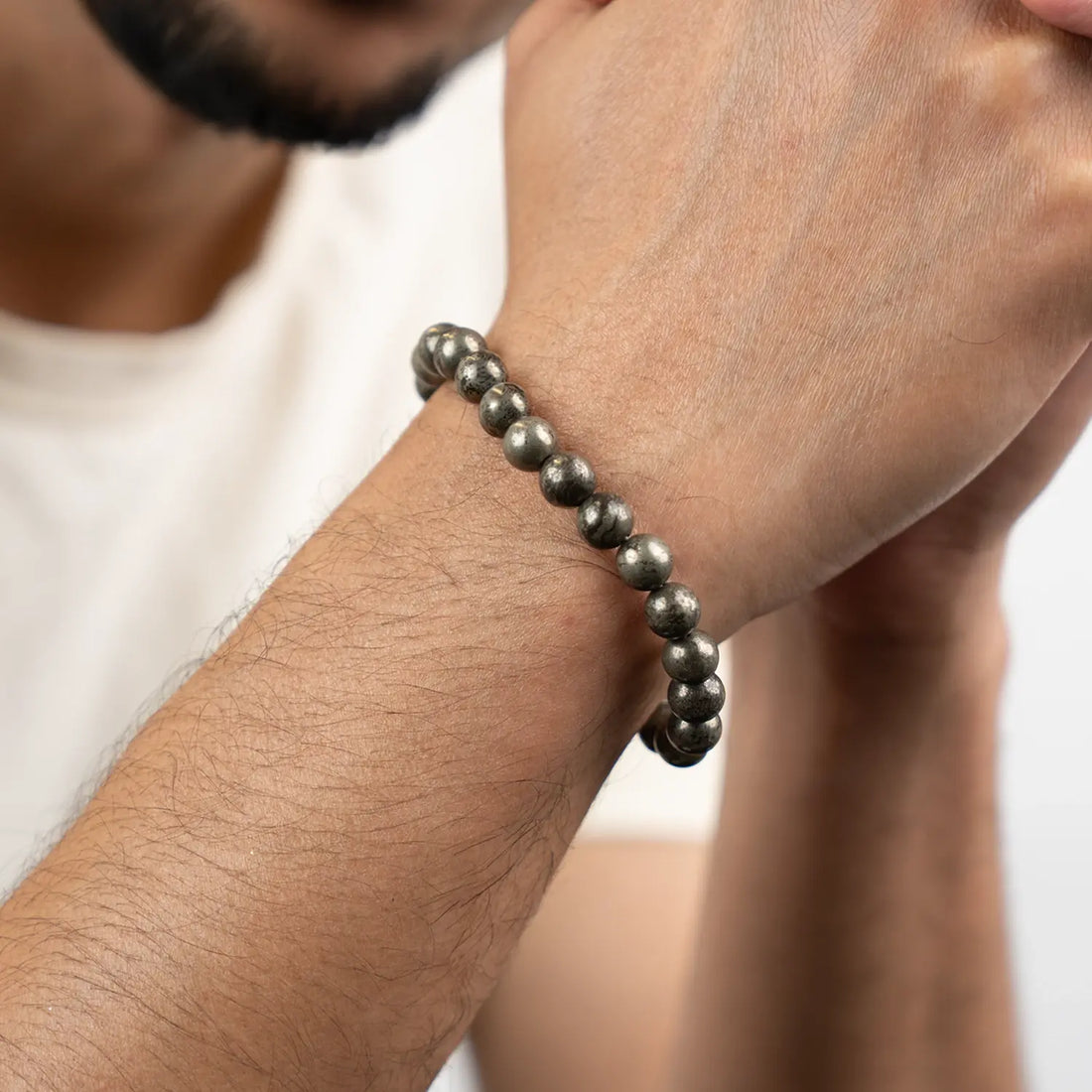 Raw Pyrite Bracelet